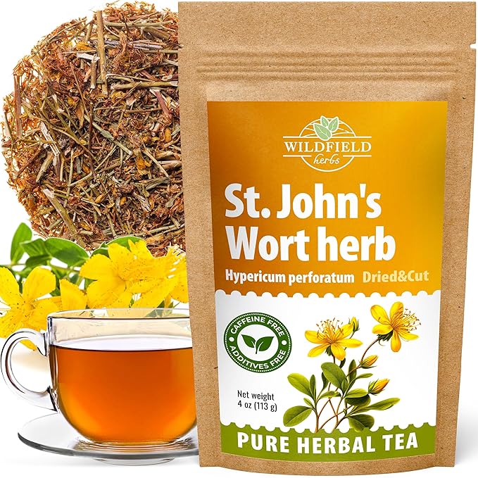 4 oz. St Johns Wort Herb Herbal Tea (Hypericum) - 113g Hierba De San Juan Herb Tea