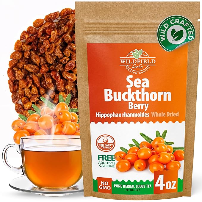 4 oz. Buckthorn Bark Herbal Tea (Frangula alnus) – 113g Dried Buckthorn Bark Tea Corteza de Arraclán