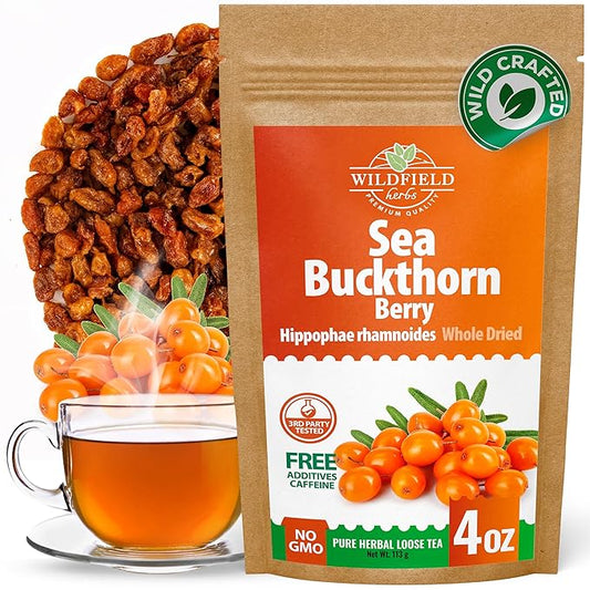 4 oz. Buckthorn Bark Herbal Tea (Frangula alnus) – 113g Dried Buckthorn Bark Tea Corteza de Arraclán