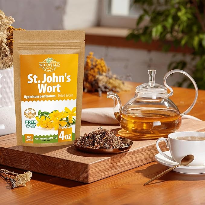 4 oz. St Johns Wort Herb Herbal Tea (Hypericum) - 113g Hierba De San Juan Herb Tea