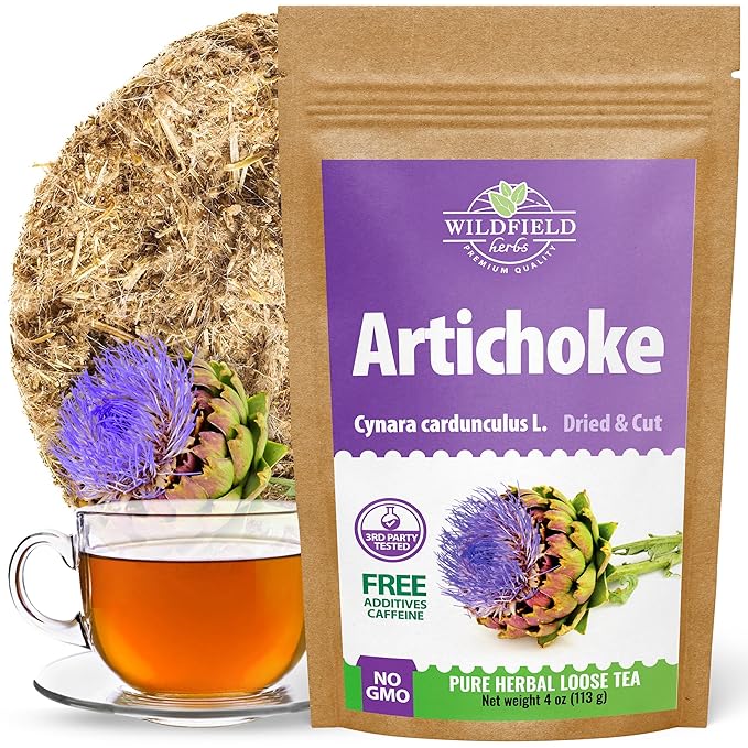 4 oz. Alcachofa Artichoke Leaf Dried Artichokes Blend Herb Tea (Cynara Cardunculus) - 113g Herbal Hojas De Alcachofa Seca