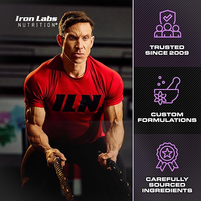 Iron Labs Nutrition PCT Xtreme - PCT Supplement for Men - 30 Day Course - Post Cycle Support Booster (80 Capsules)