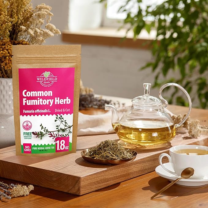 1.8 oz Dried Common Fumitory Herbal Tea (Fumaria Officinalis L.) Common Fumitory Herb Tea Palomilla Hierbas (Fumaria) - 50g
