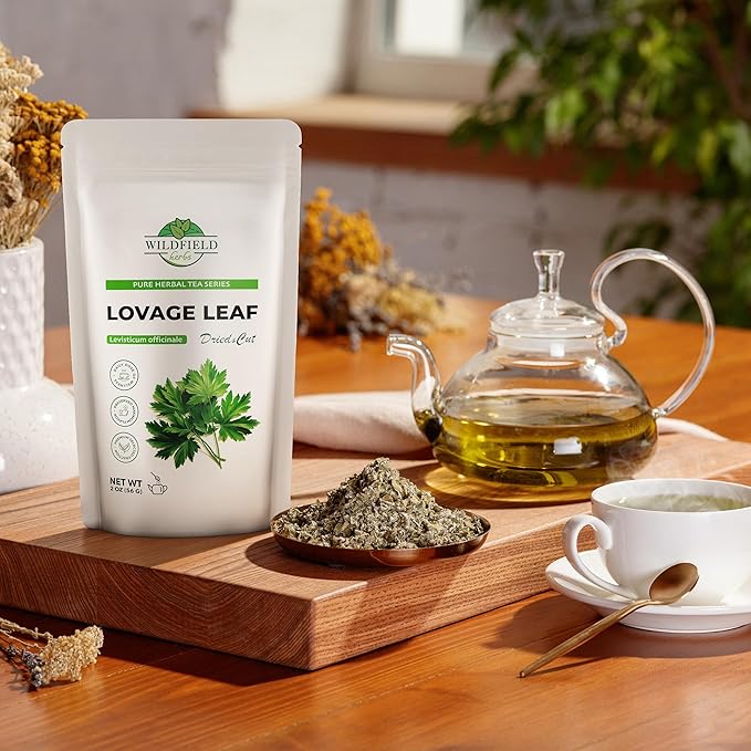 4 oz. Dried Lovage Herb Lovage Leaves Herbal Tea (Levisticum Officinale) - 113g Herb Tea Levísticum