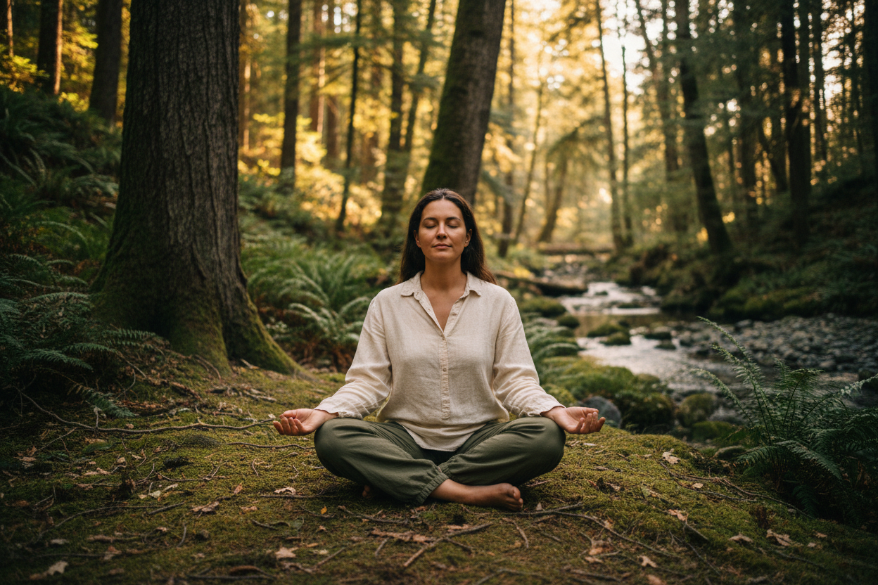 We believe in empowering individuals through authentic wellness, fostering a deeper connection to self and nature. real image